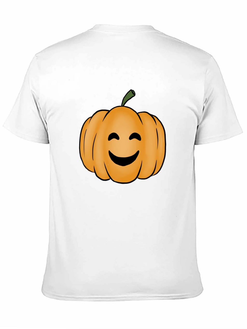Smiling Pumpkin T-Shirt - Halloween Fun!