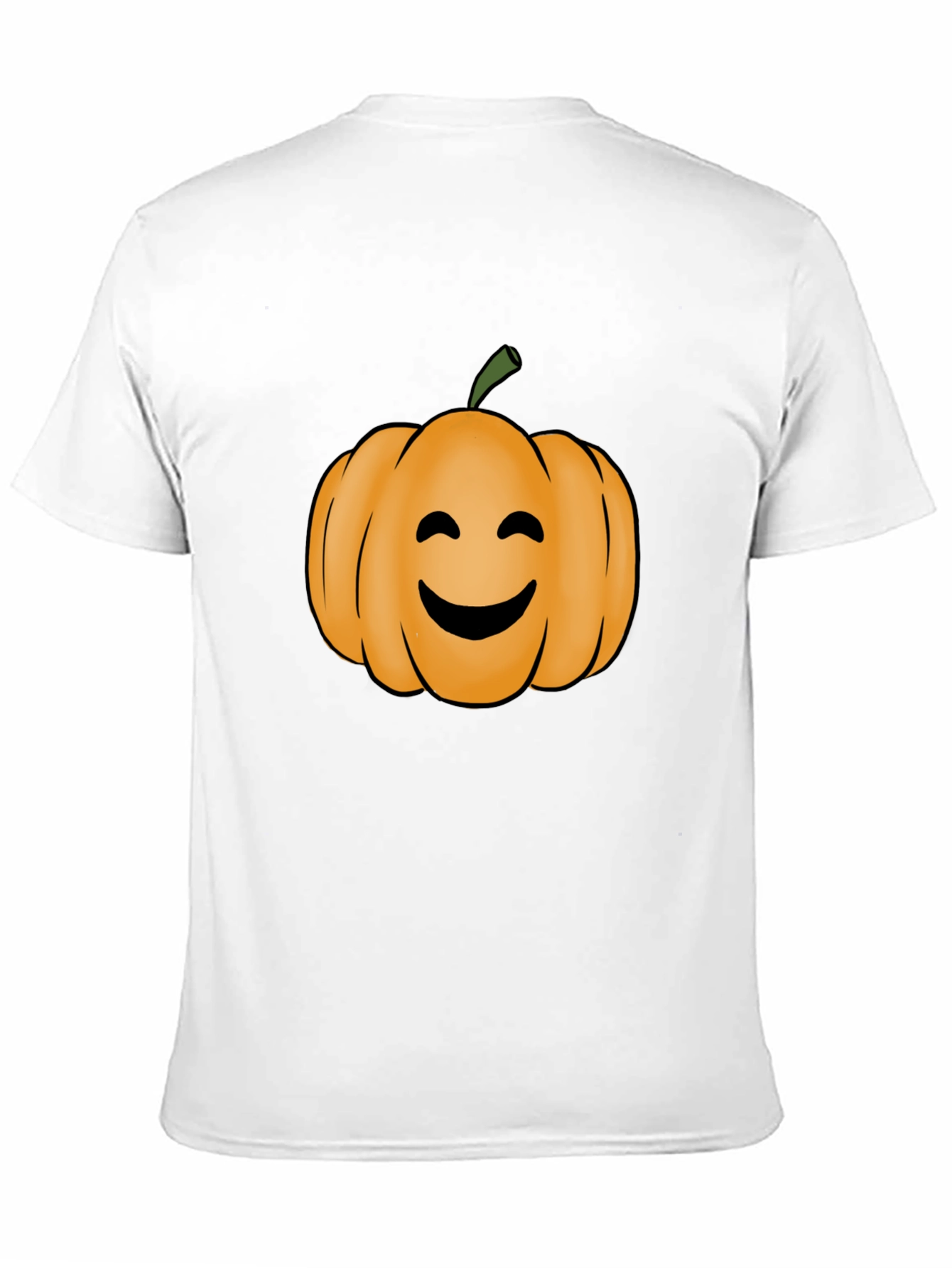 Smiling Pumpkin T-Shirt - Halloween Fun!