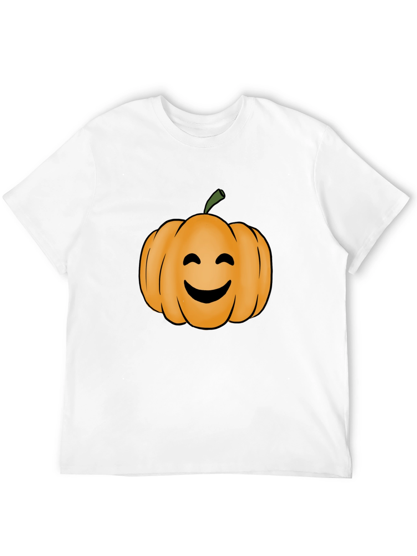 Smiling Pumpkin T-Shirt - Halloween Fun!