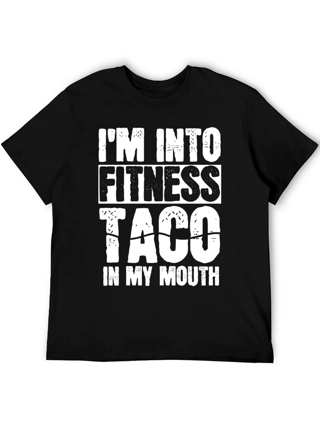 Fitness Taco Black T-Shirt - Funny Foodie Tee