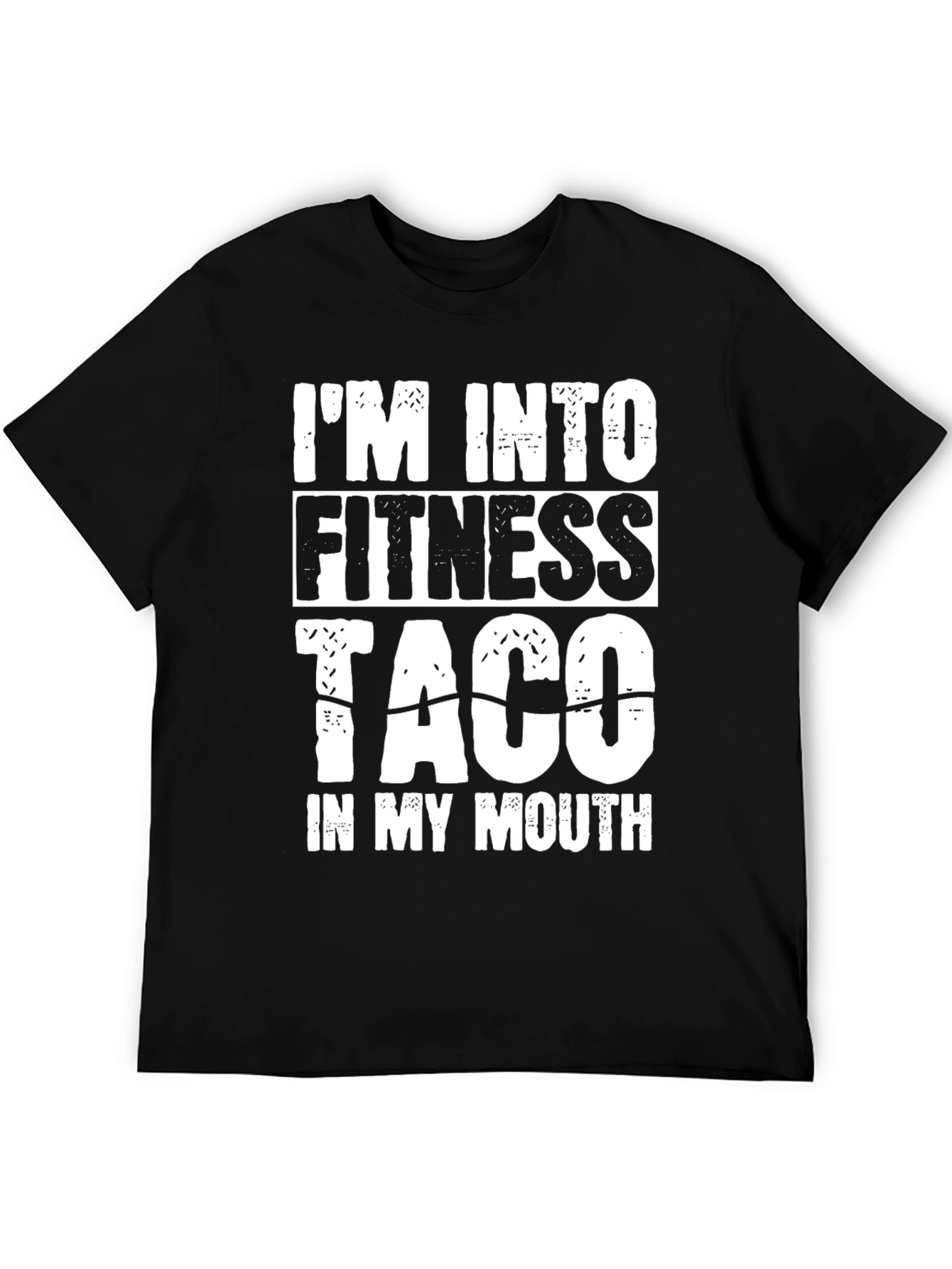 Fitness Taco Black T-Shirt - Funny Foodie Tee