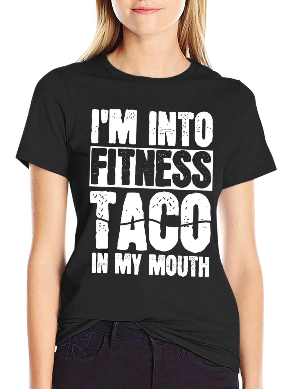 Fitness Taco Black T-Shirt - Funny Foodie Tee