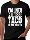 Fitness Taco Black T-Shirt - Funny Foodie Tee