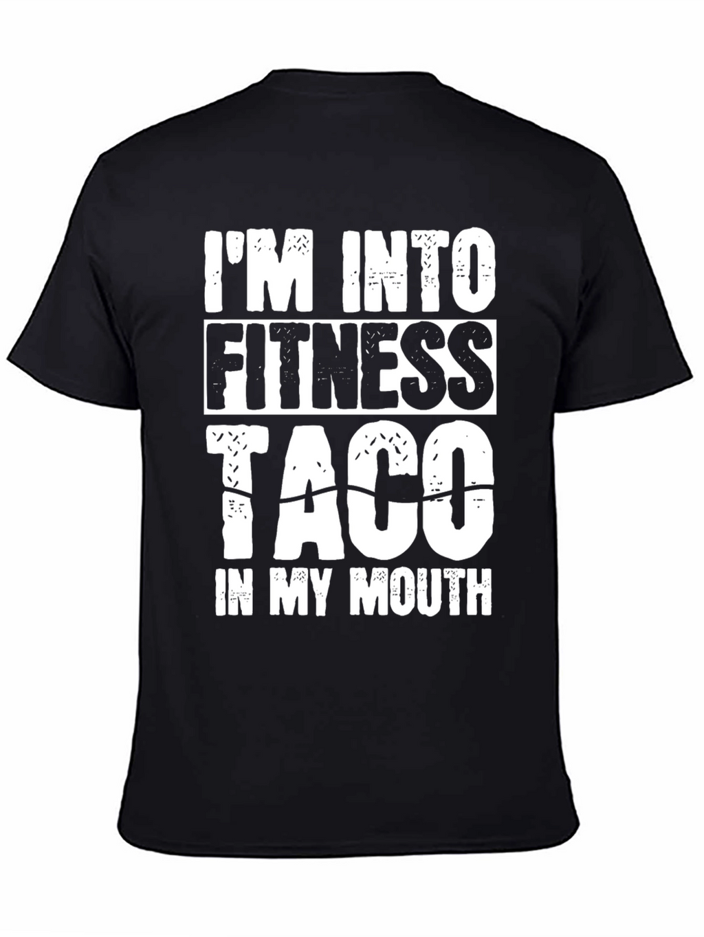 Fitness Taco Black T-Shirt - Funny Foodie Tee