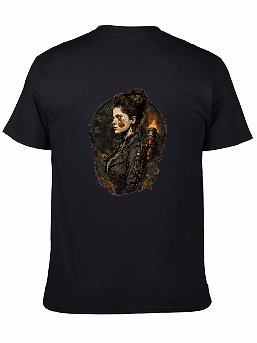 Steampunk Lady T-Shirt - Unique Graphic Tee