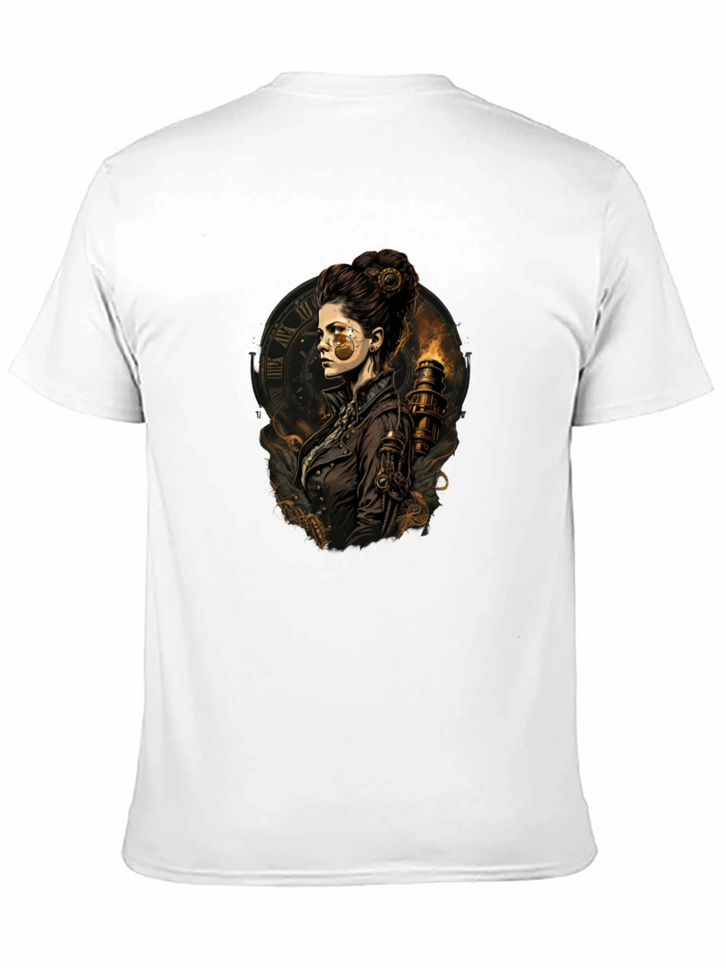 Steampunk Lady T-Shirt - Unique Graphic Tee