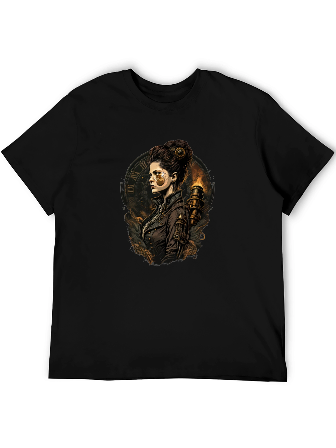 Steampunk Lady T-Shirt - Unique Graphic Tee