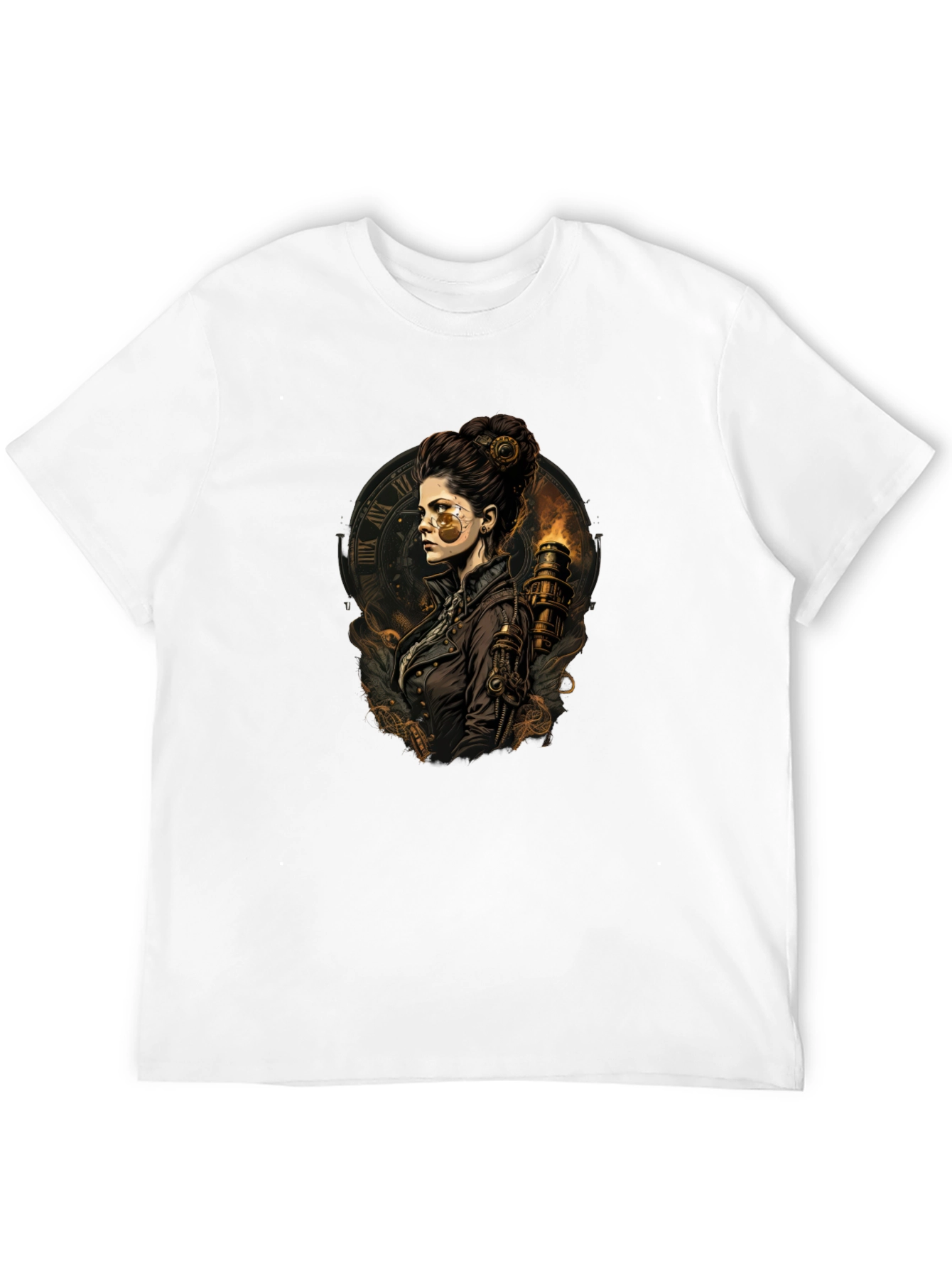 Steampunk Lady T-Shirt - Unique Graphic Tee