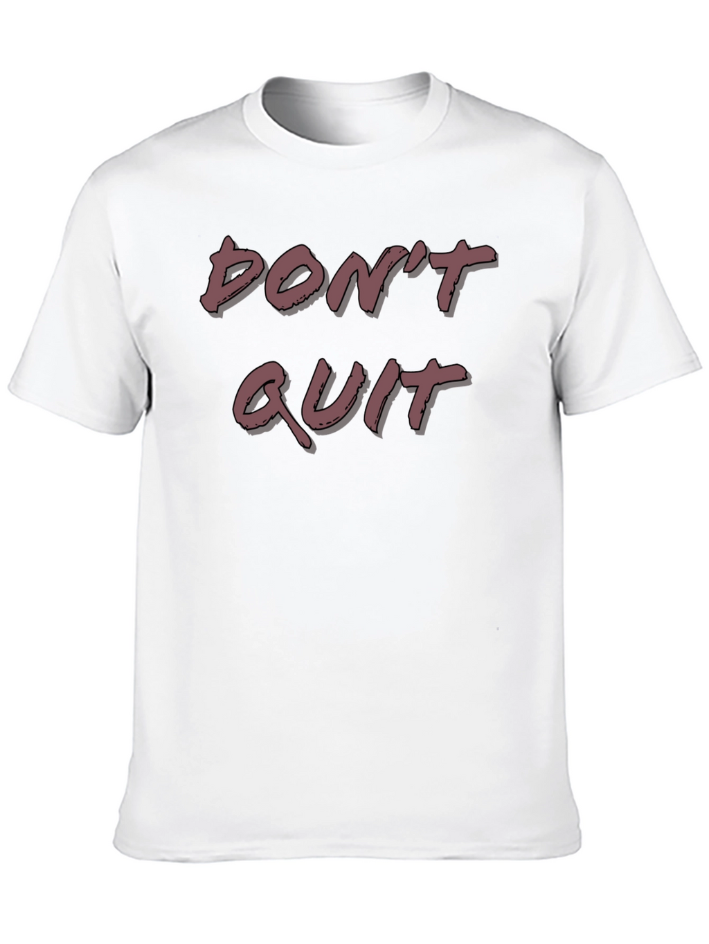 Motivational Dont Quit T-Shirt - Black