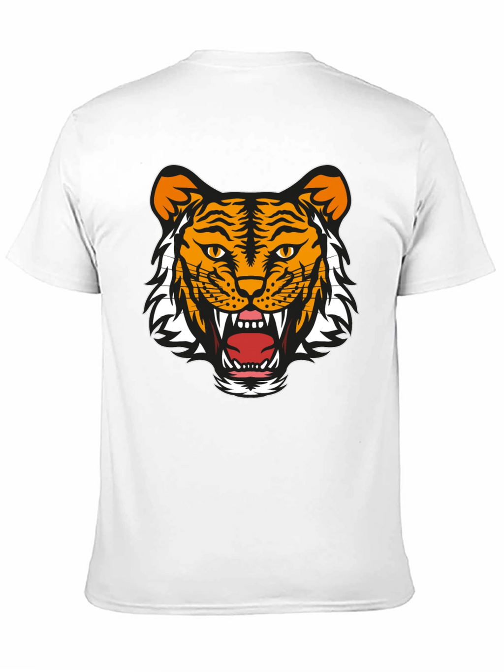 Bold Tiger Graphic Tee - Black