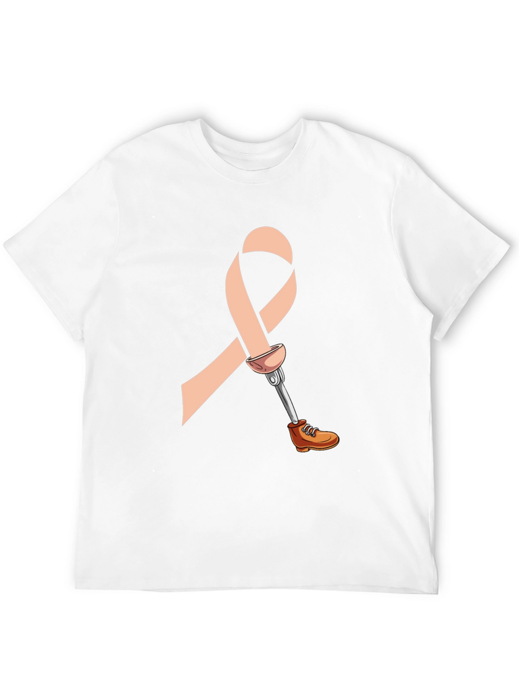 Prosthetic Awareness Ribbon Graphic T-Shirt