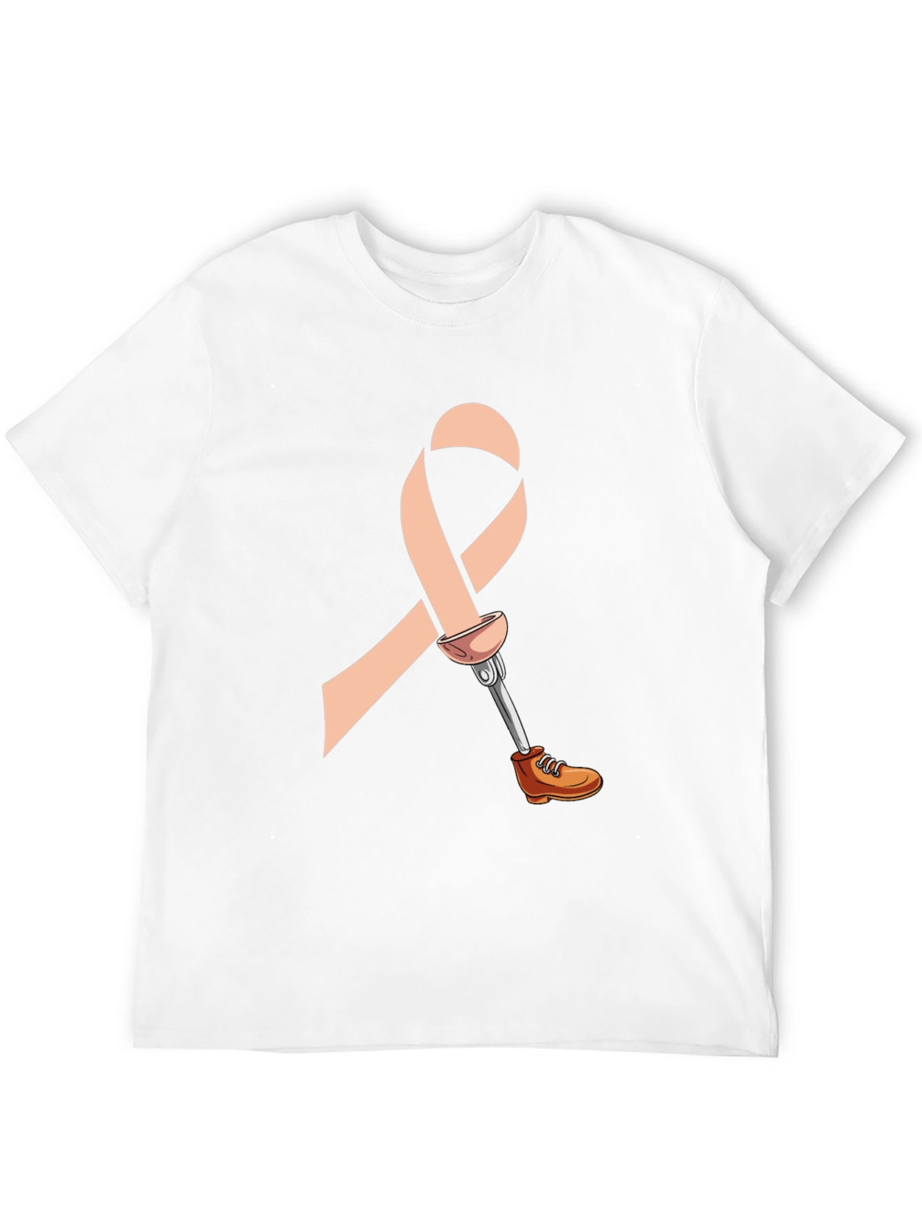 Prosthetic Awareness Ribbon Graphic T-Shirt