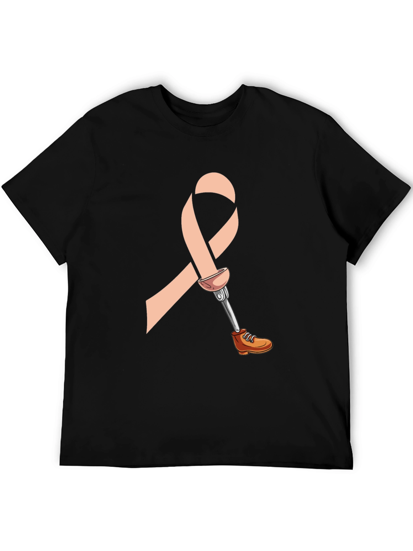 Prosthetic Awareness Ribbon Graphic T-Shirt