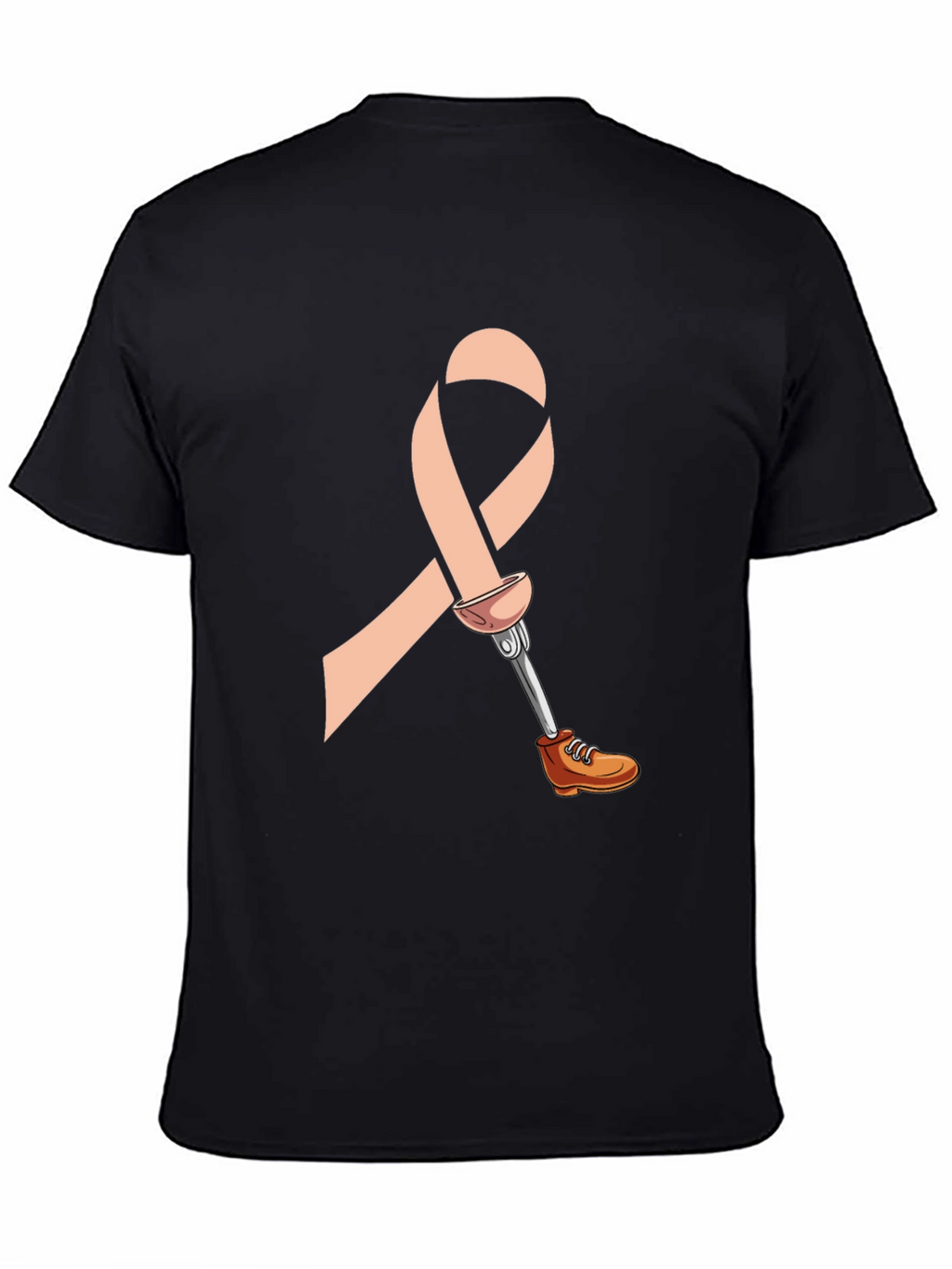 Prosthetic Awareness Ribbon Graphic T-Shirt
