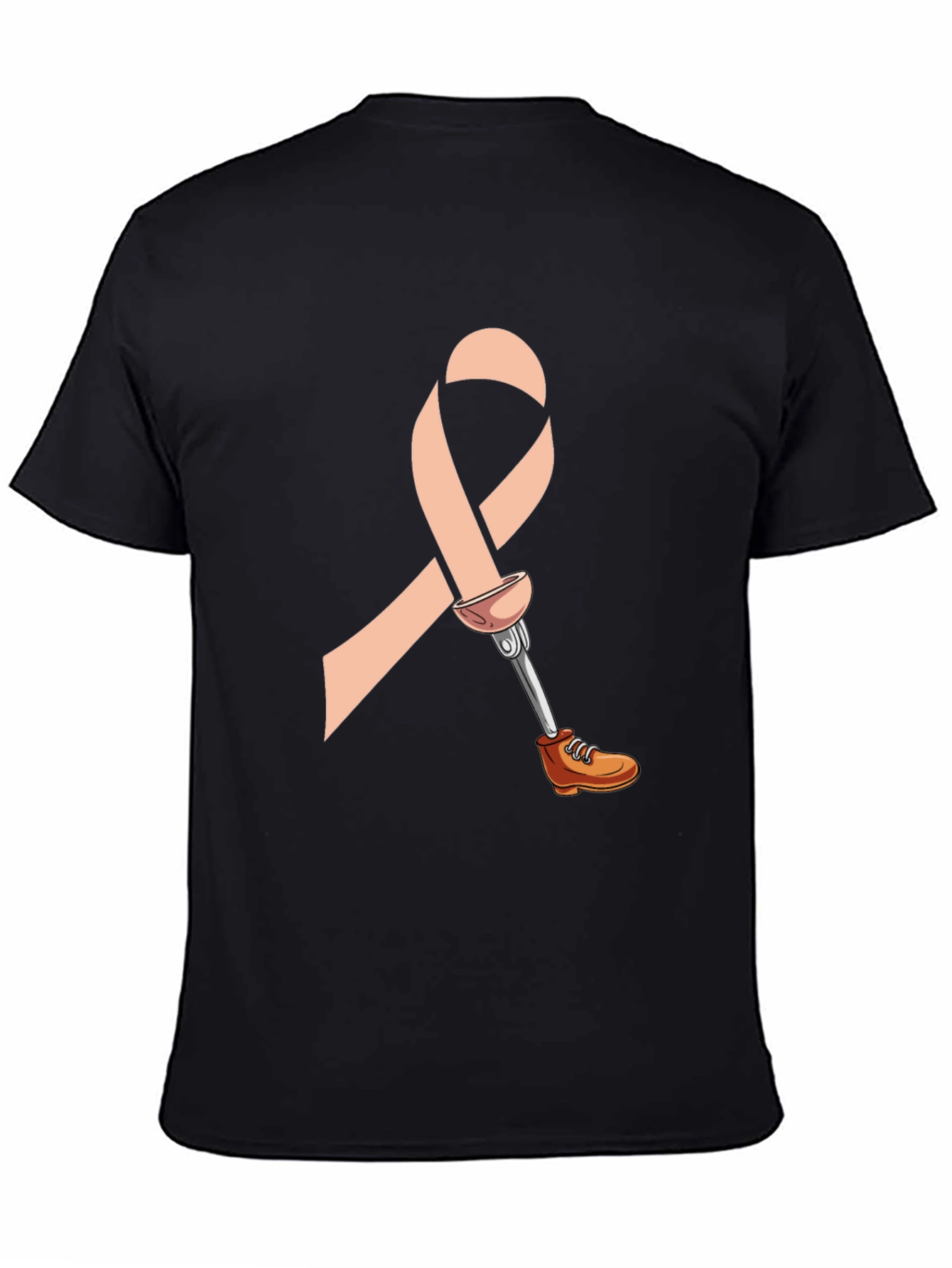 Prosthetic Awareness Ribbon Graphic T-Shirt