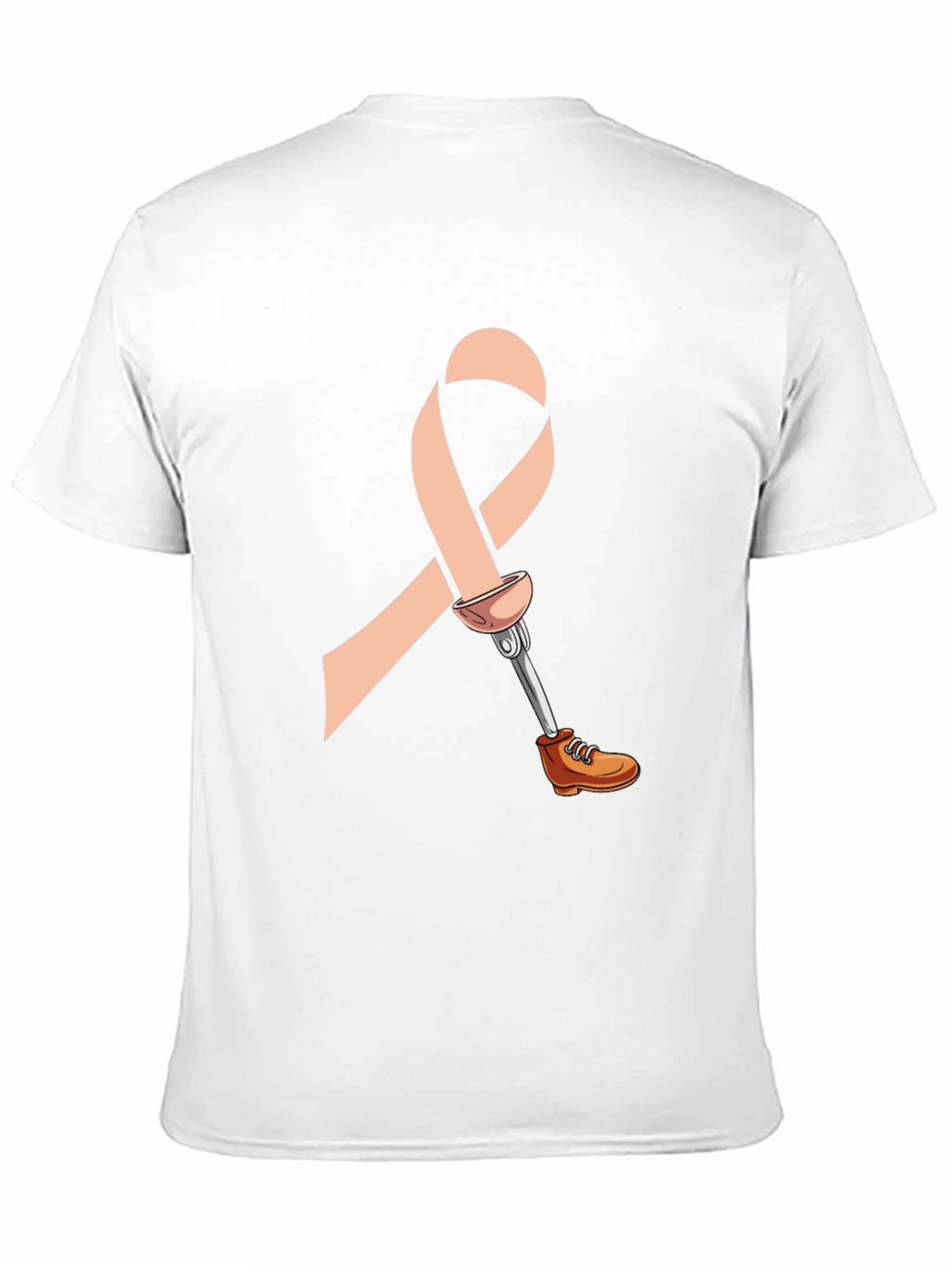 Prosthetic Awareness Ribbon Graphic T-Shirt