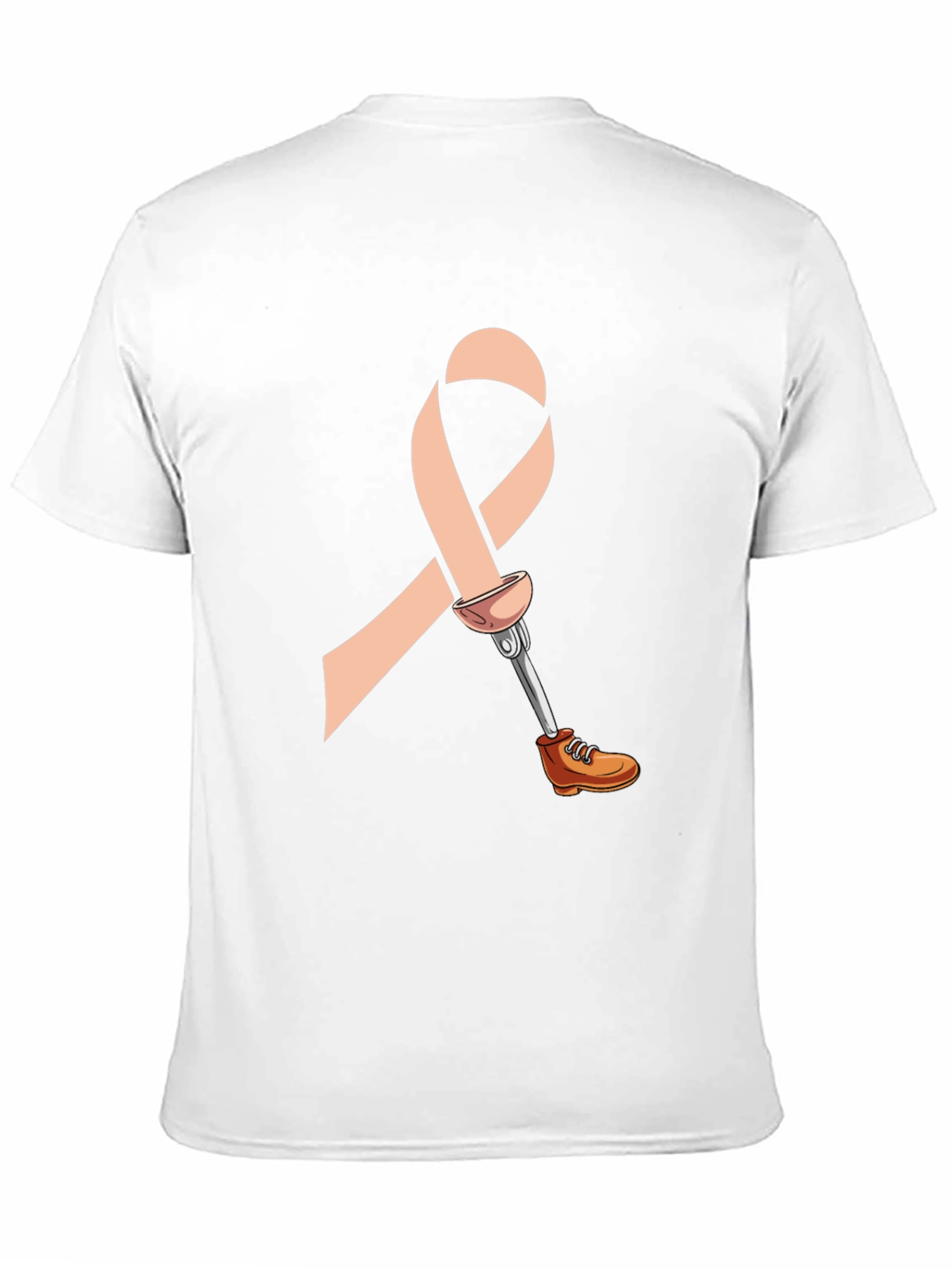 Prosthetic Awareness Ribbon Graphic T-Shirt