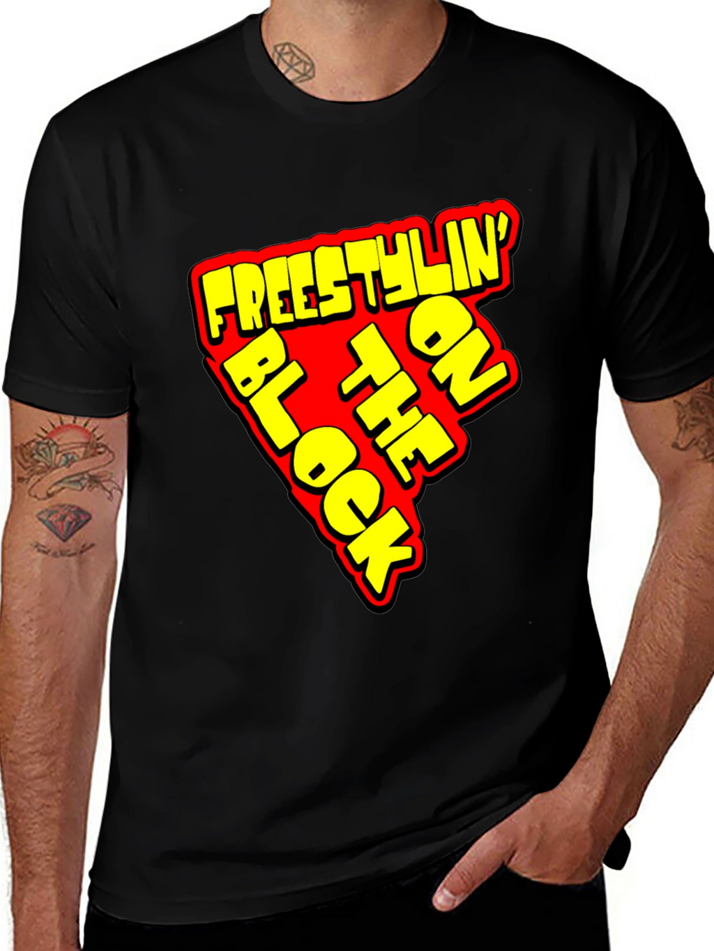 Freestylin on the Block Graphic Tee