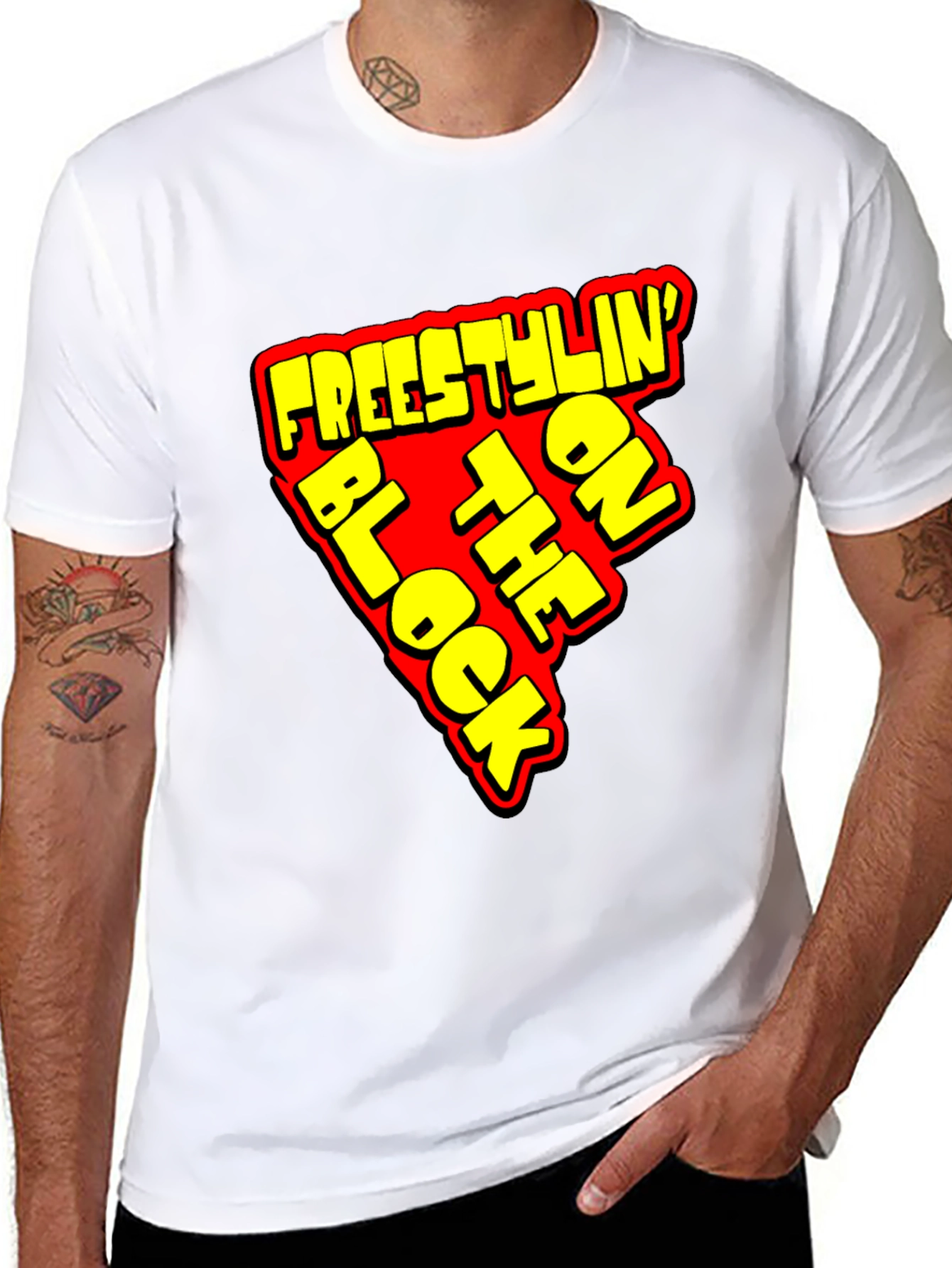 Freestylin on the Block Graphic Tee