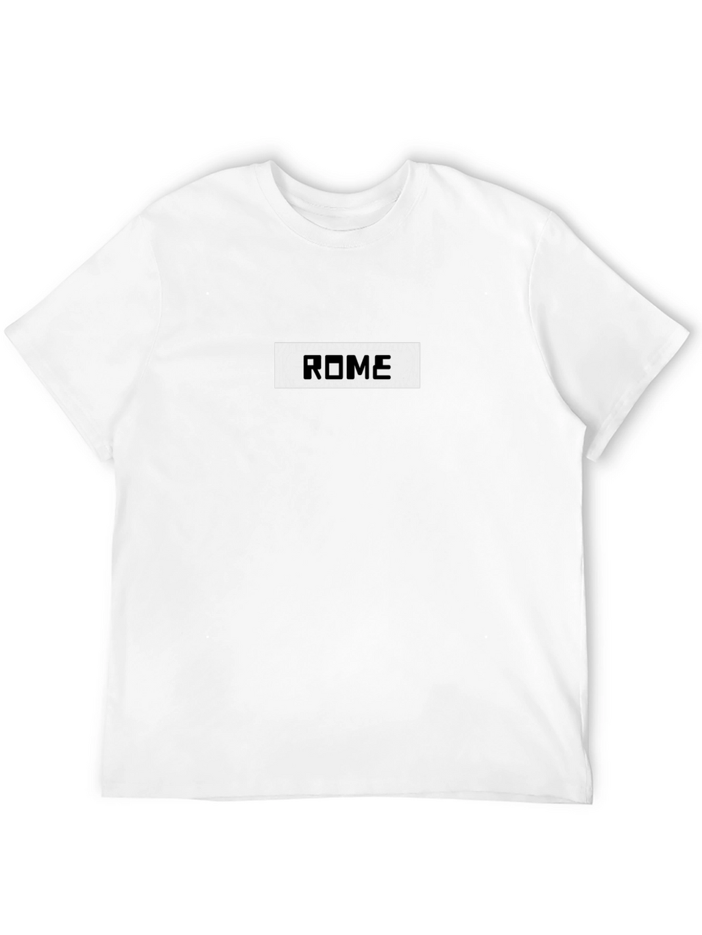 Rome Graphic Print Mens Black T-Shirt