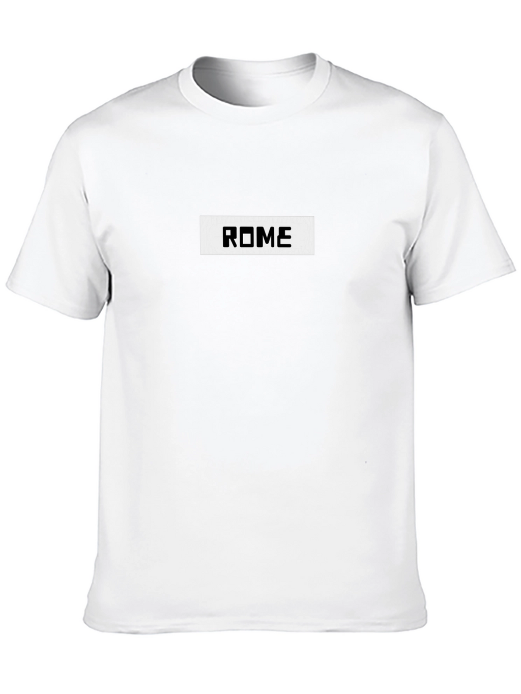 Rome Graphic Print Mens Black T-Shirt