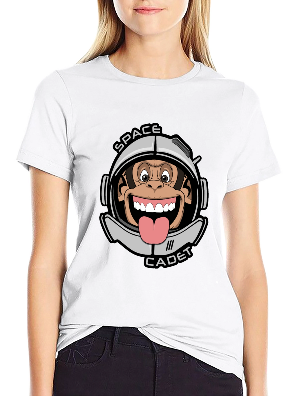 Space Cadet Monkey Graphic T-Shirt
