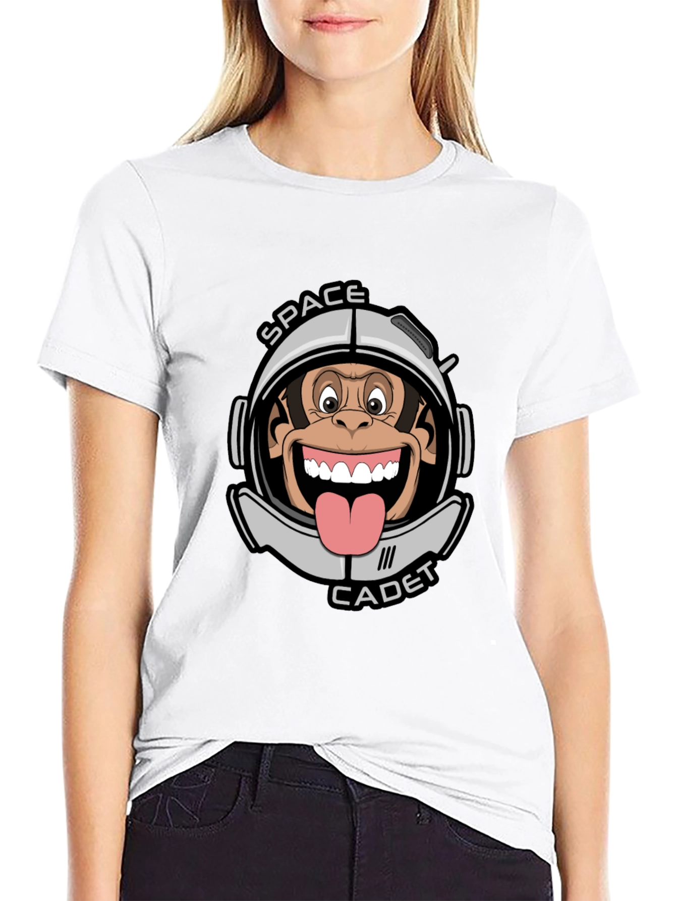 Space Cadet Monkey Graphic T-Shirt