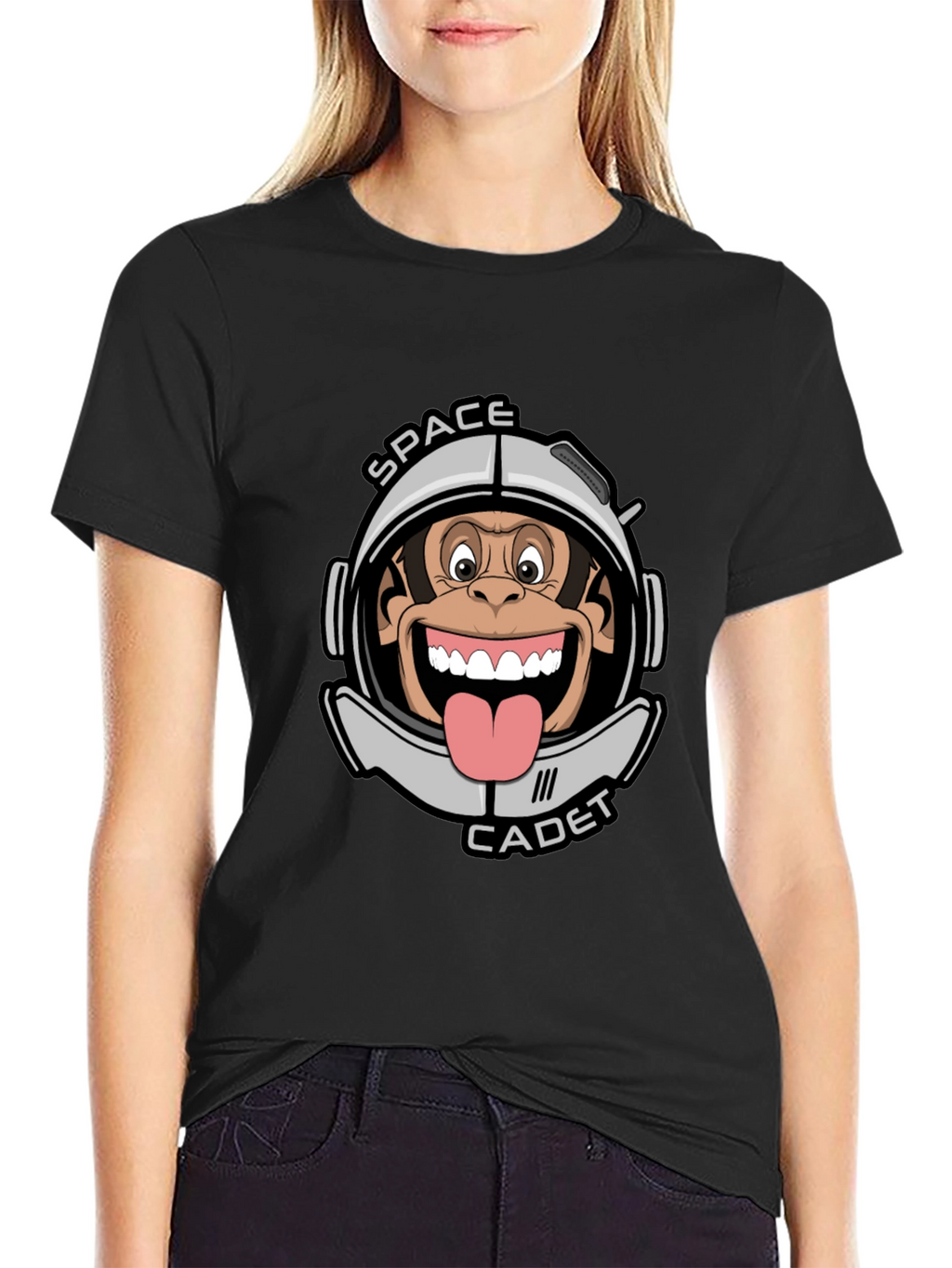Space Cadet Monkey Graphic T-Shirt