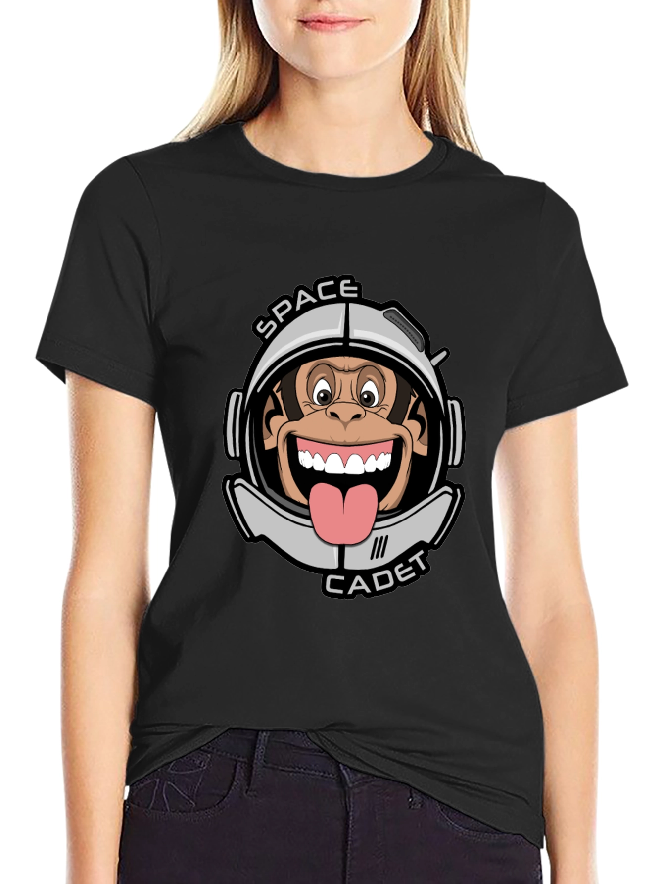 Space Cadet Monkey Graphic T-Shirt