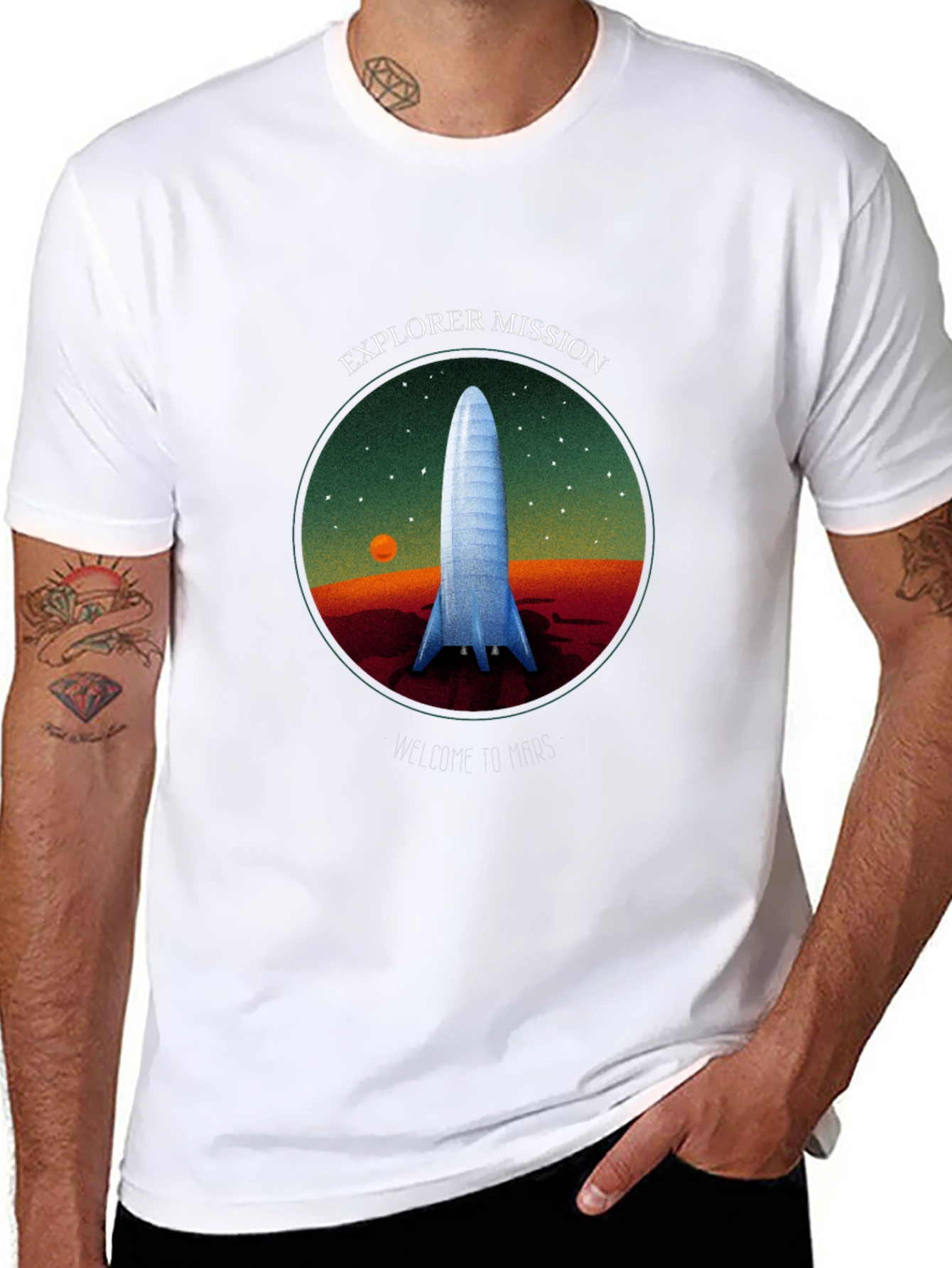 Explorer Mission T-Shirt - Welcome to Mars!