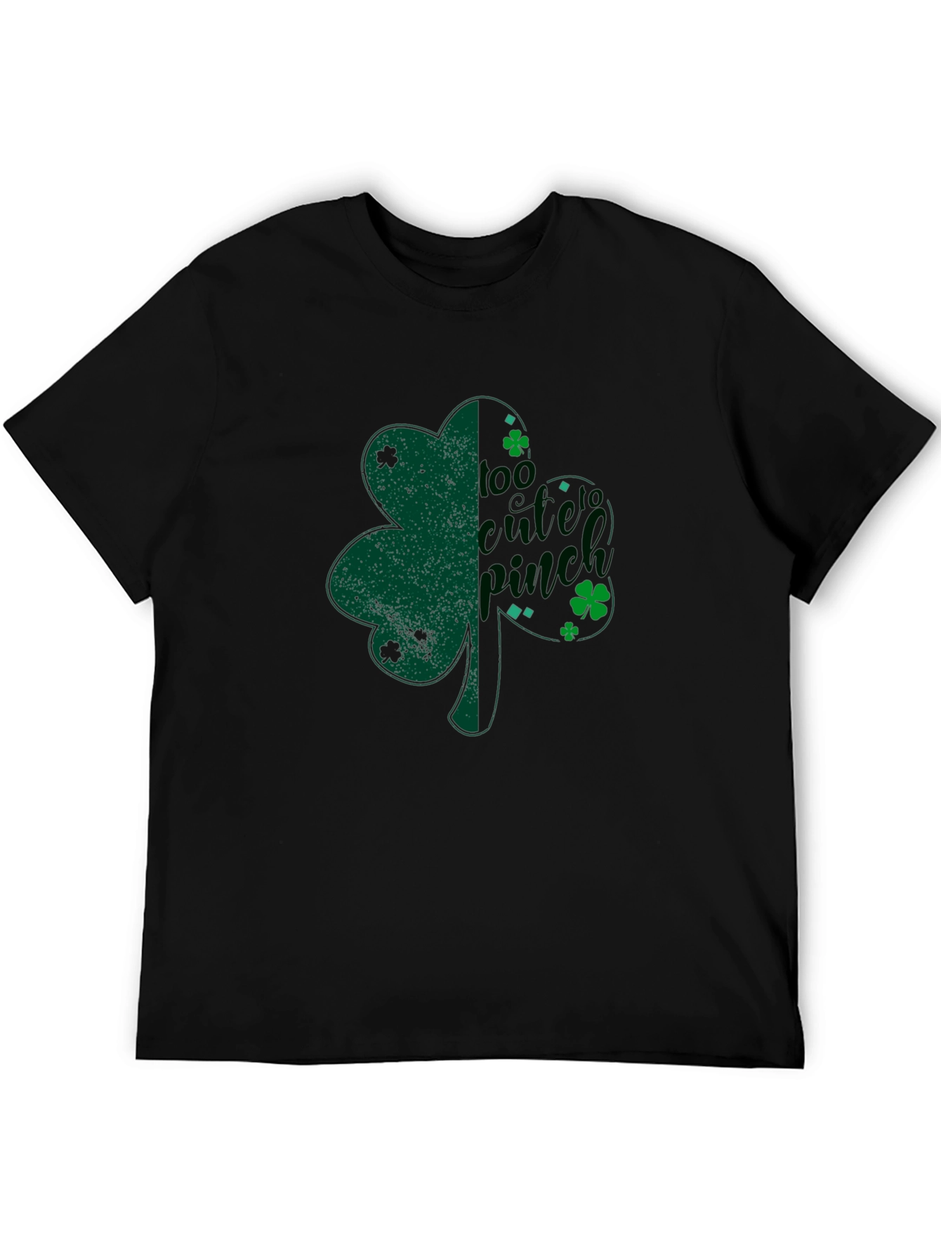 Too Cute To Pinch St. Patricks Day Clover T-Shirt