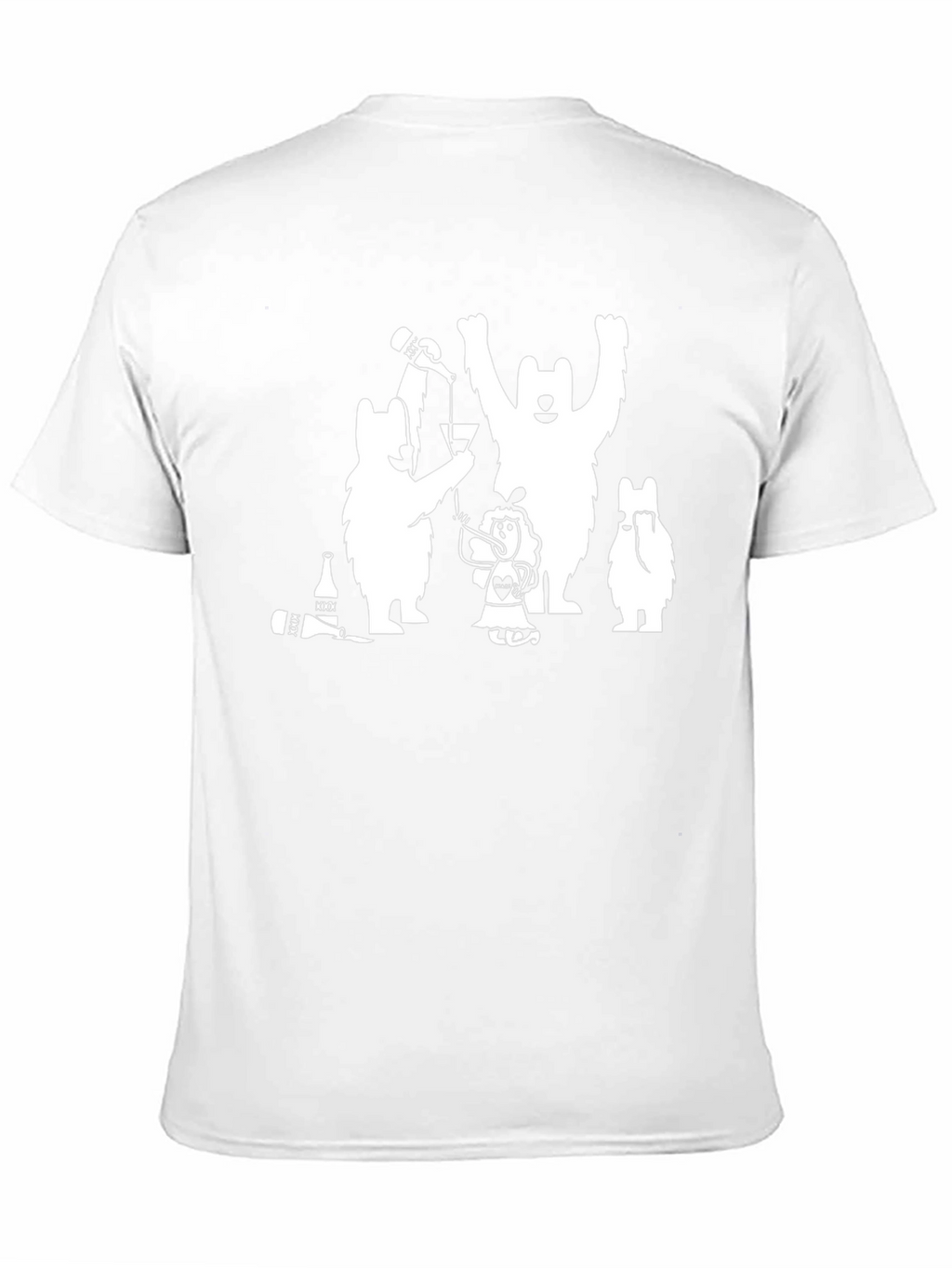 Party Bears Black T-Shirt - Fun Graphic Tee