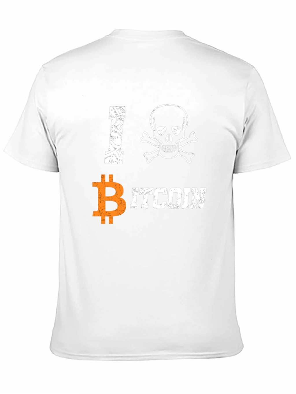 I Skull Bitcoin Graphic Tee - Crypto Enthusiast T-Shirt