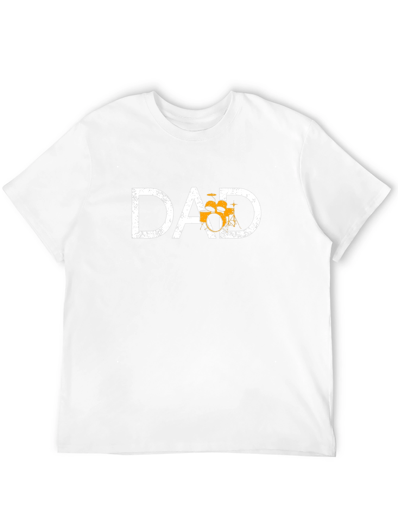 Dad Drum Set Graphic Tee - Musician Father T-Shirt