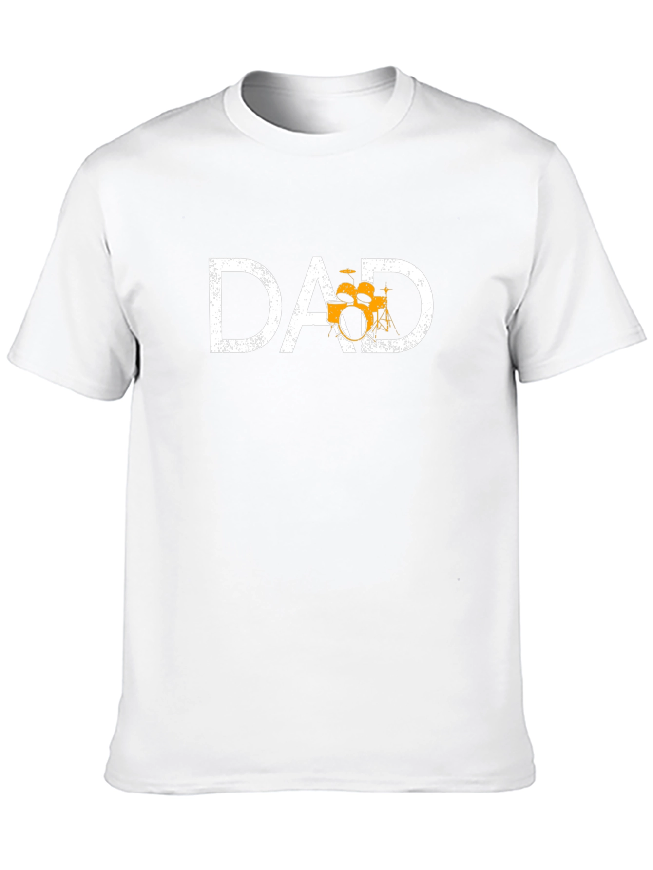 Dad Drum Set Graphic Tee - Musician Father T-Shirt