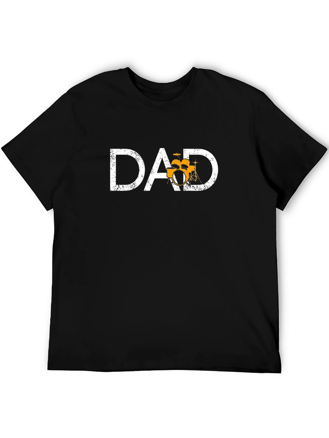 Dad Drum Set Graphic Tee - Musician Father T-Shirt