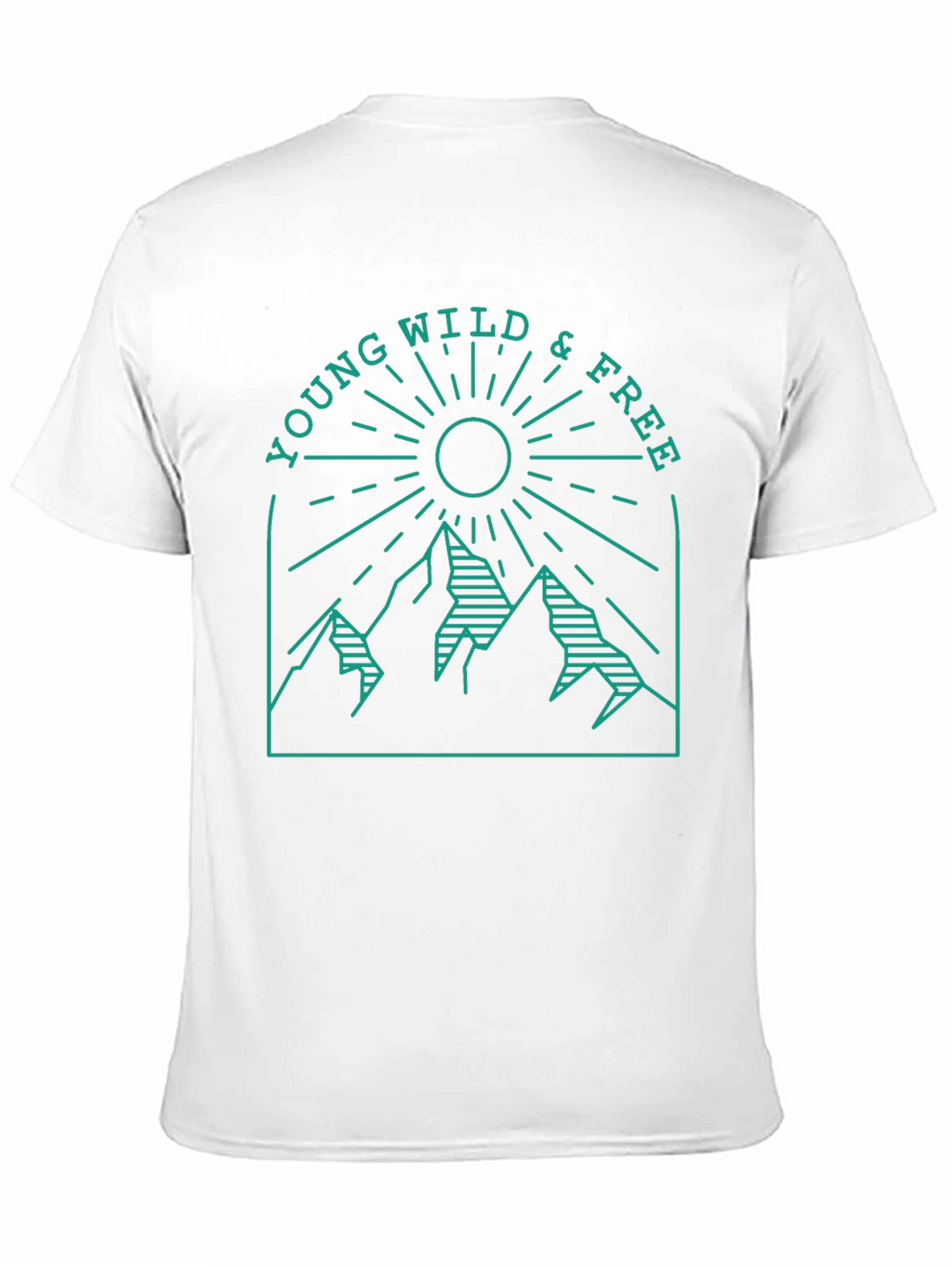 Young Wild & Free Graphic Tee - Black