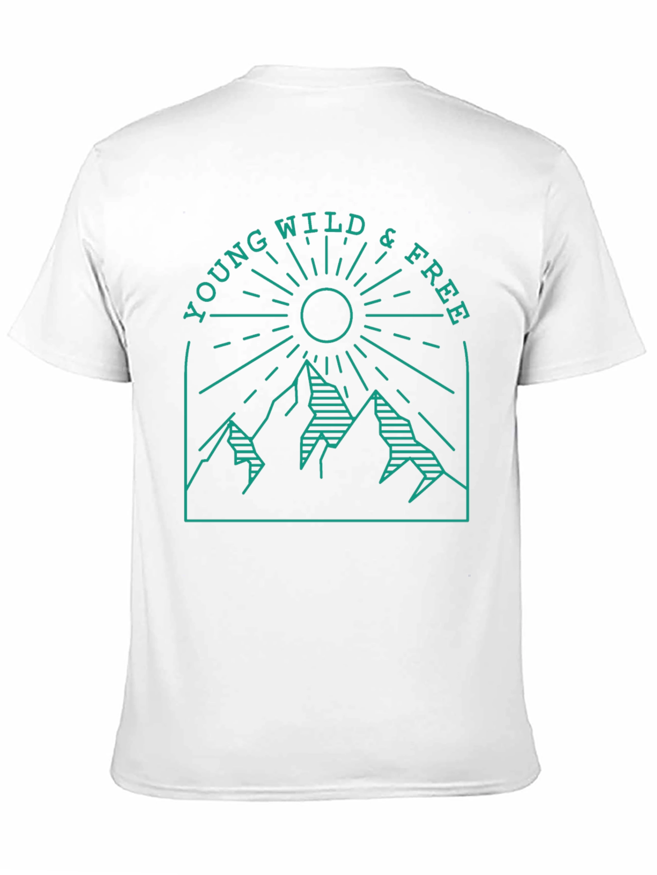 Young Wild & Free Graphic Tee - Black