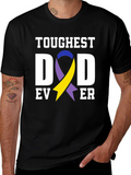 Toughest Dad Ever T-Shirt Down Syndrome Awareness