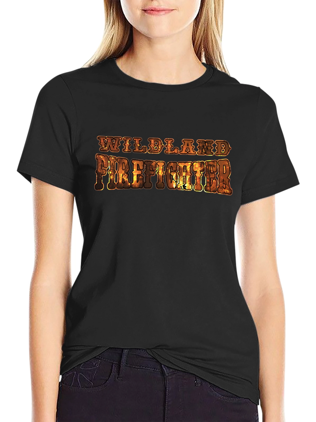 Wildland Firefighter Graphic Tee - Black