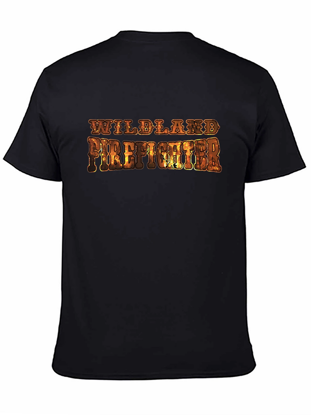 Wildland Firefighter Graphic Tee - Black
