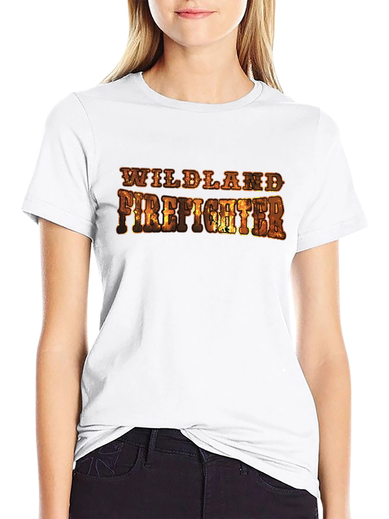 Wildland Firefighter Graphic Tee - Black