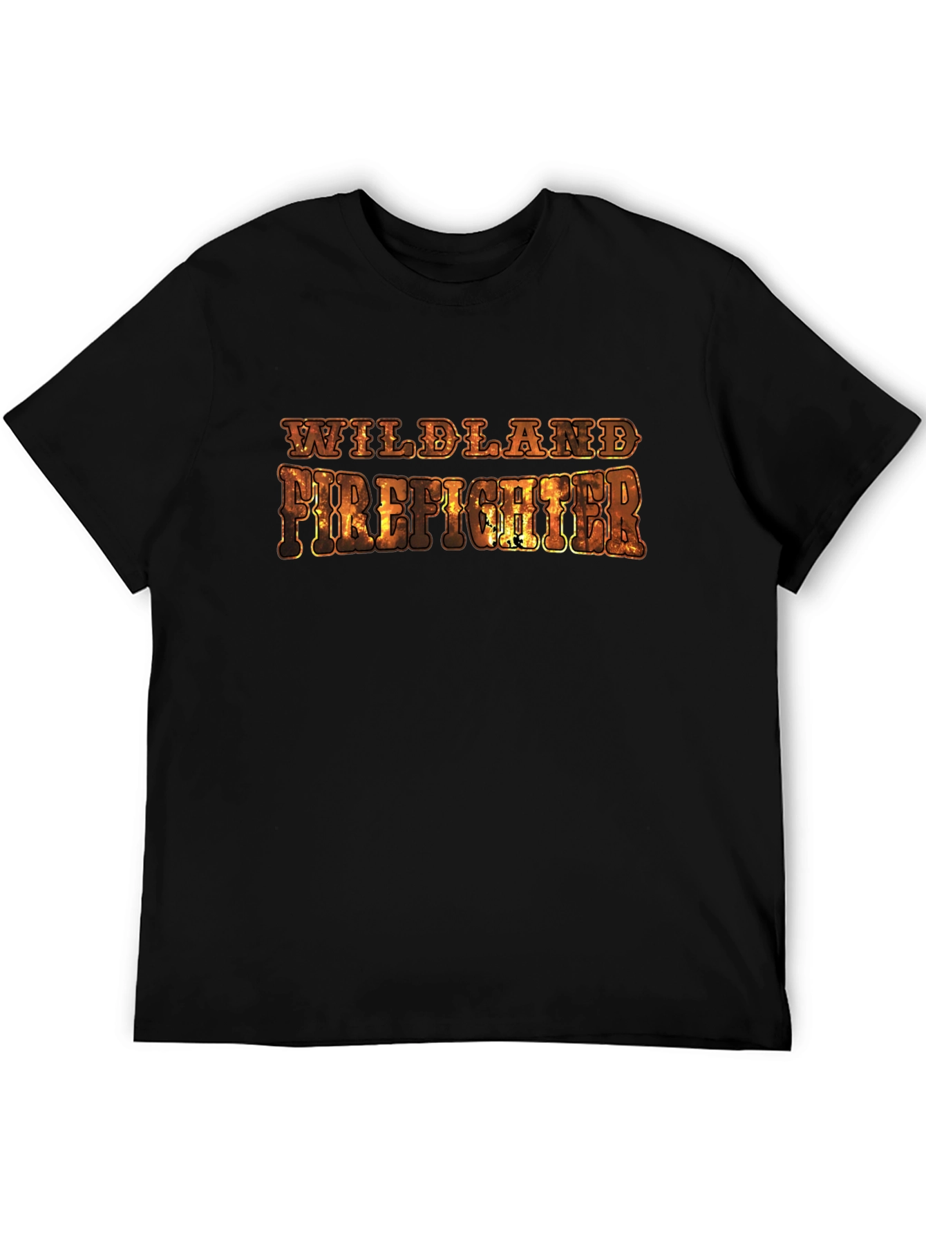 Wildland Firefighter Graphic Tee - Black