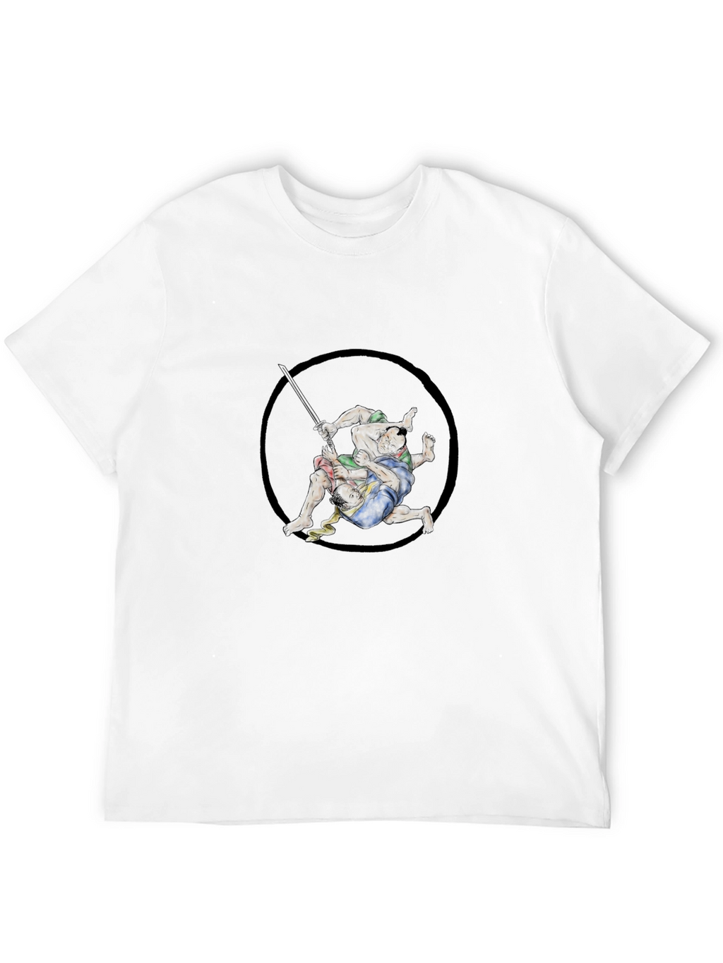 Wrestling Graphic Black Tee