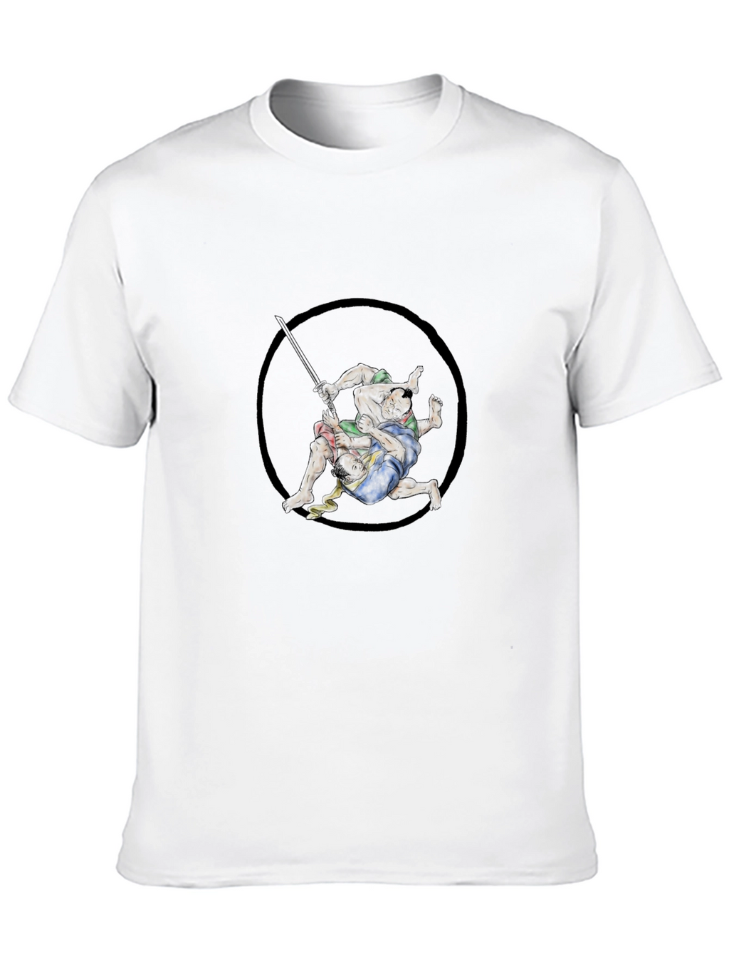 Wrestling Graphic Black Tee
