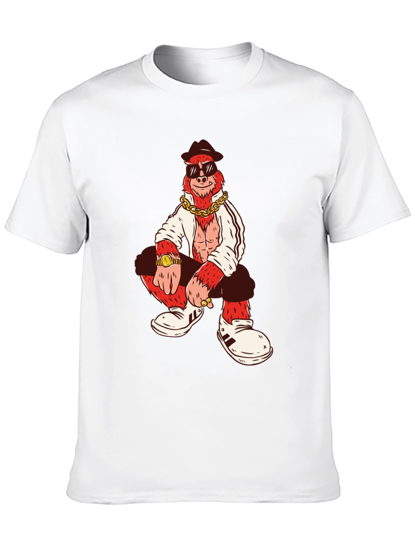 Cool Gorilla Graphic Tee - Black