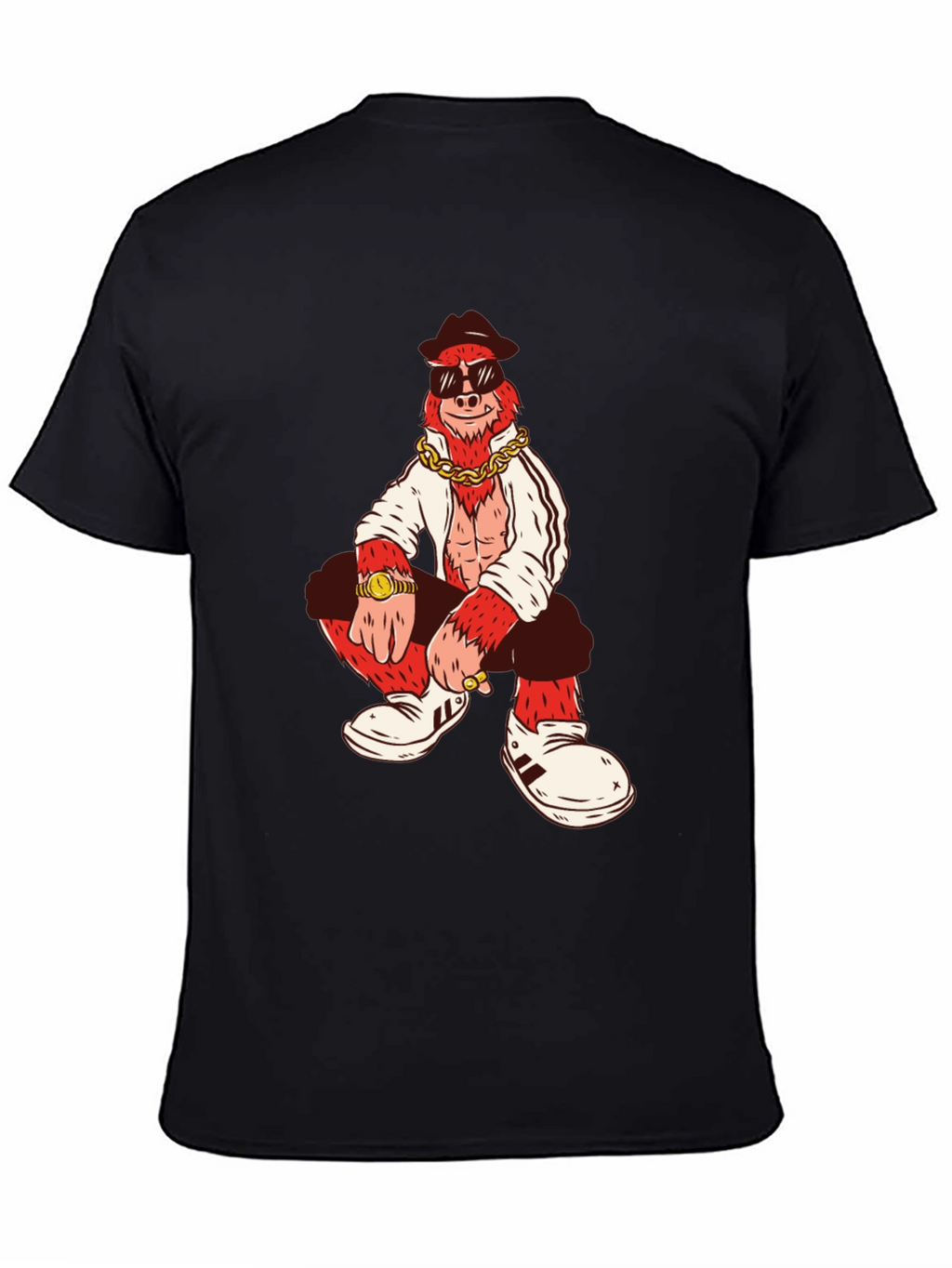 Cool Gorilla Graphic Tee - Black