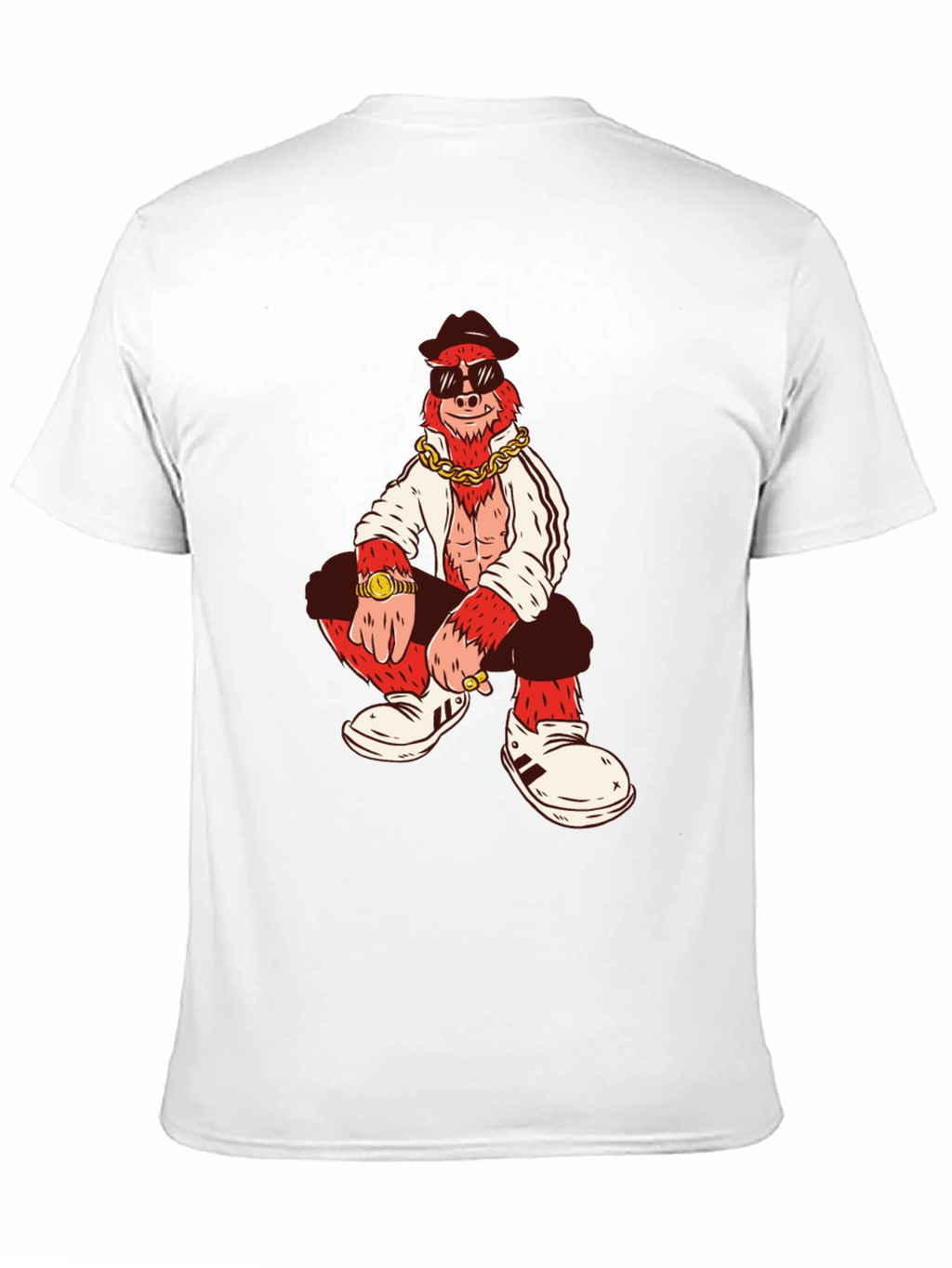 Cool Gorilla Graphic Tee - Black