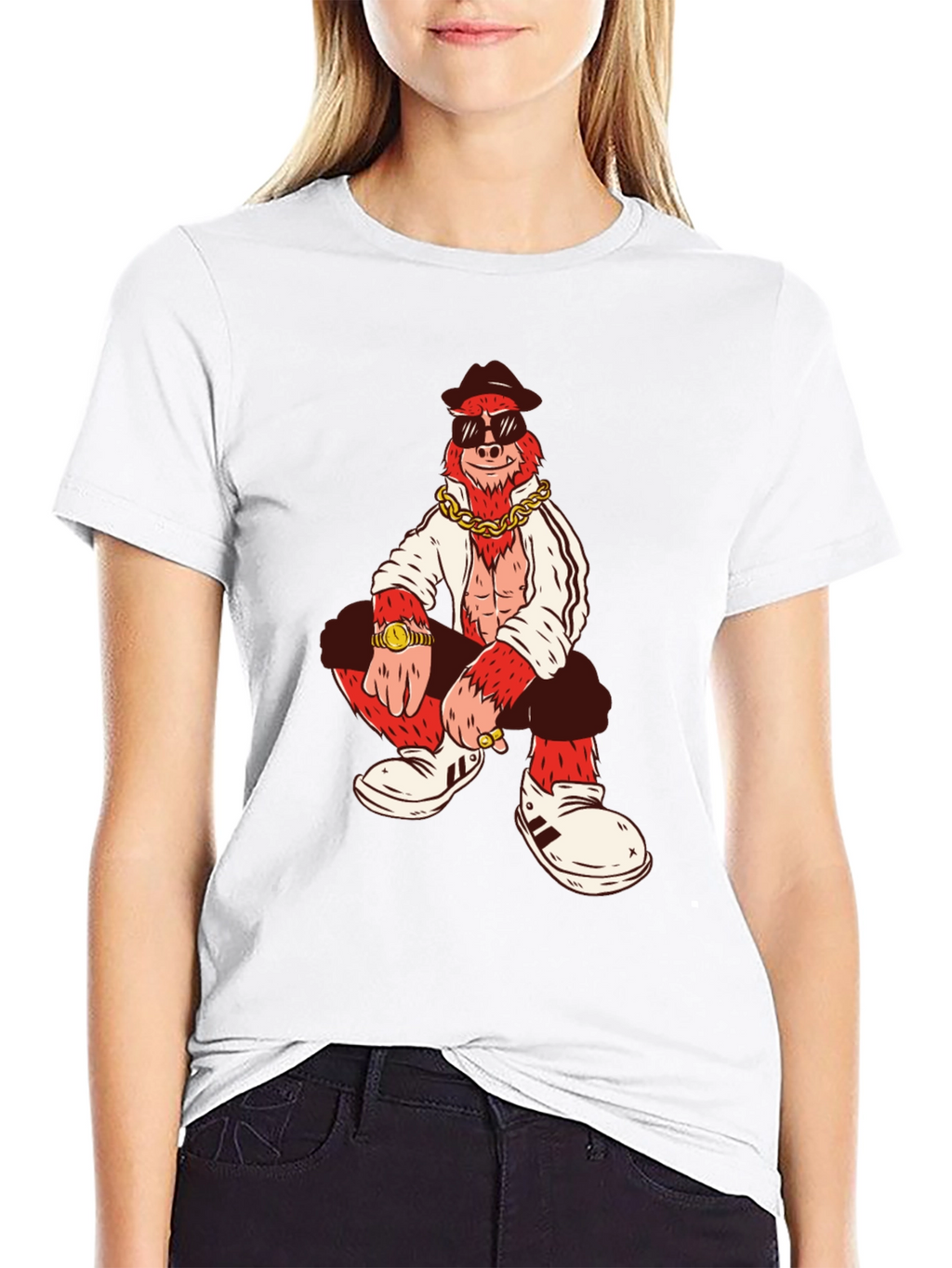 Cool Gorilla Graphic Tee - Black