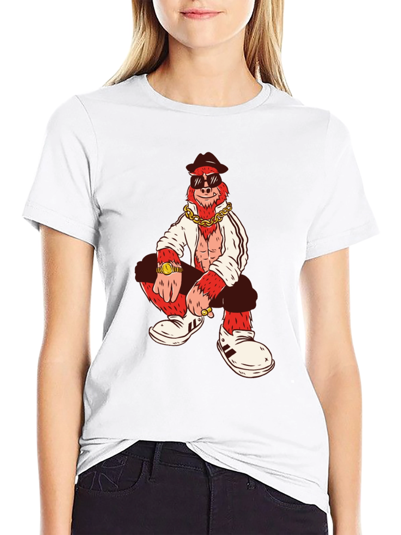 Cool Gorilla Graphic Tee - Black